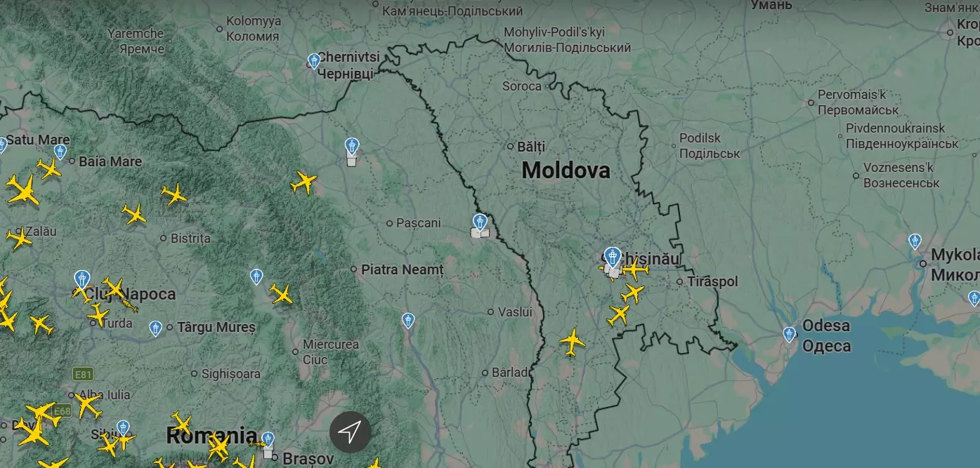 Ro-Alert de tip „Alertă extremă” în Moldova. Aeroportul Iași a suspendat temporar toate zborurile